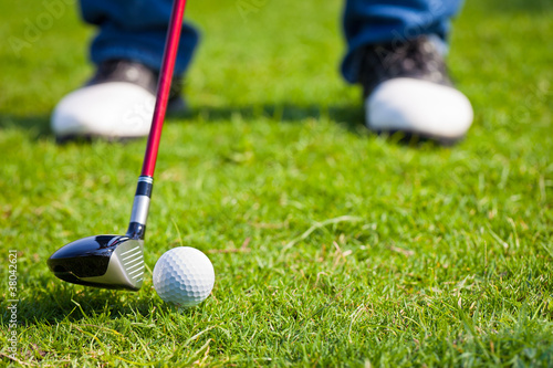 Board z aluminiowym obramowaniem Prowadzenie piłki golfowej