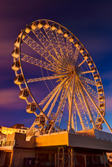 Big ferris wheel in Brighton,England