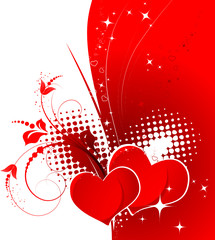 Wall Mural - St. Valentine's Day theme