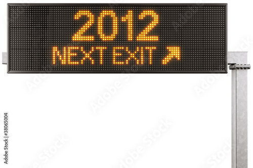 Digital highway sign