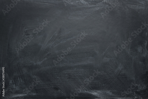 Fotografie, Obraz Blank chalkboard, blackboard texture with copy space