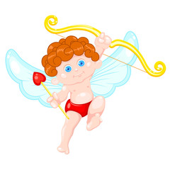 Wall Mural - Cute Cupid