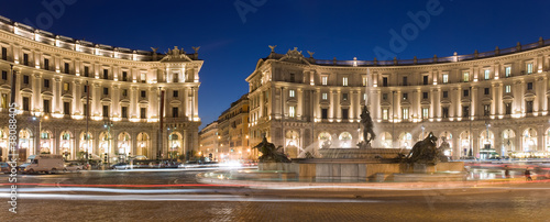 Board z aluminiowym obramowaniem Piazza Esedra, (Piazza della Repubblica) Rzym