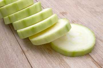 Wall Mural - fresh green zucchini