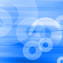 Abstract blue background with circles