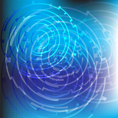 Wall Mural - techno background