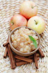 Wall Mural - apples with cinnamon