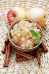 Wall Mural - apples with cinnamon