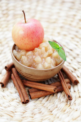 Wall Mural - apples with cinnamon