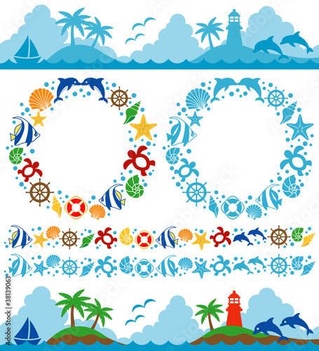 海 夏 イラスト Stock ベクター Adobe Stock 海 夏 イラスト Stock ベクター Adobe Stock