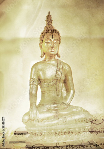 Board z aluminiowym obramowaniem Statua Buddy