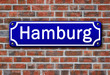 © motorradcbr - Strassenschild - Hamburg