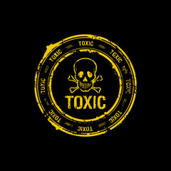 Toxic vector rubber stamp