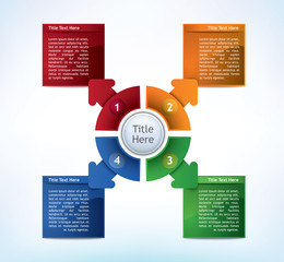 Wall Mural - Business Diagram