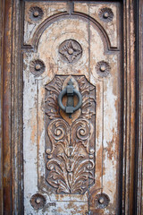 Poster - wooden door