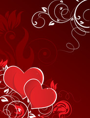 Wall Mural - St. Valentine's Day theme