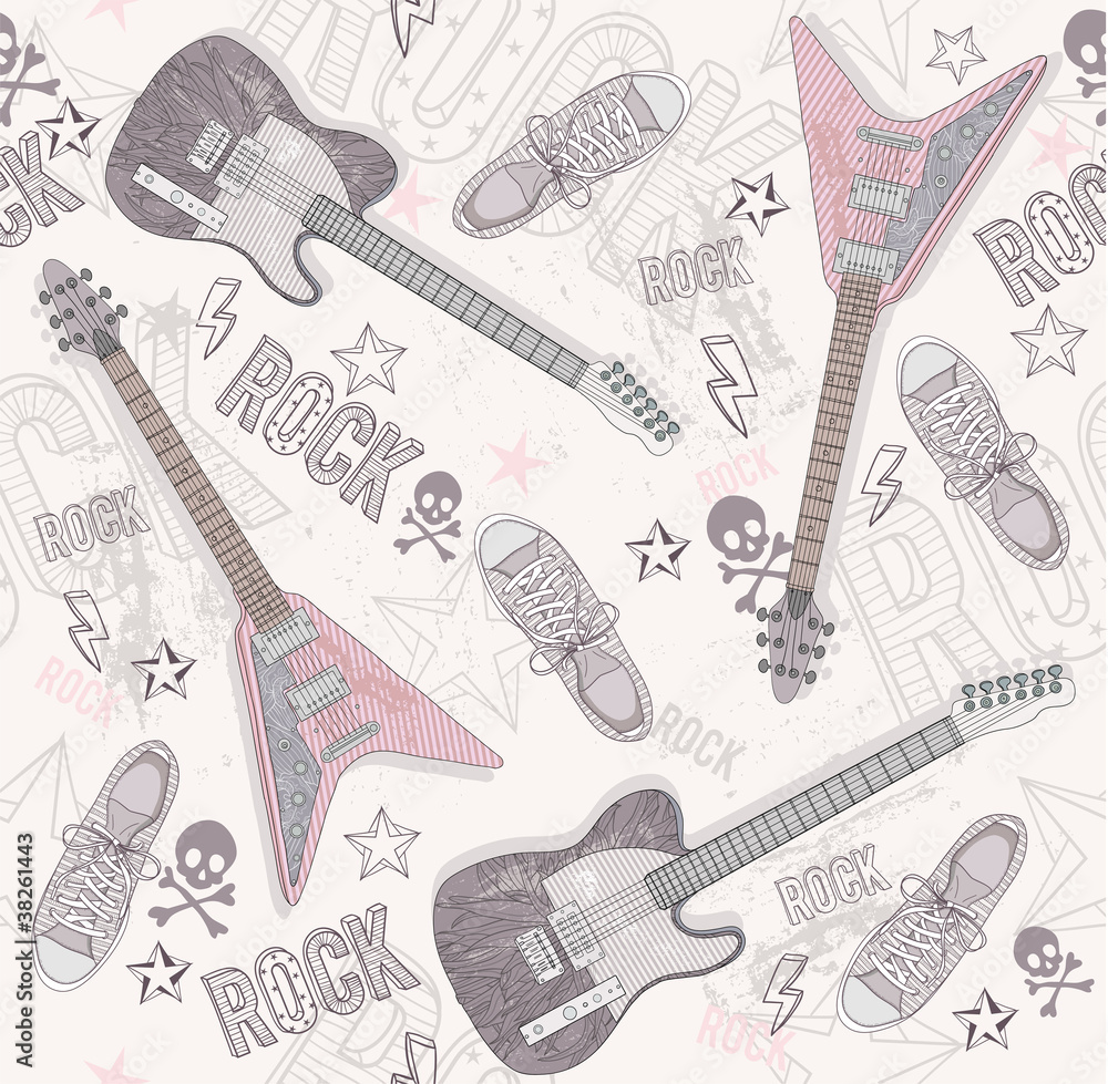 abstrakcyjny-wzor-ladny-grunge-wzor-z-gitarami-sho