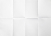 White Sheet Of Paper Folded