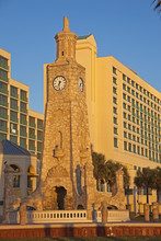 Clock Tower On The Beach