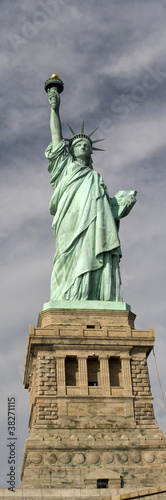 Plakat na papierze fotorealistycznym Statua wolności, nowy jork, ny