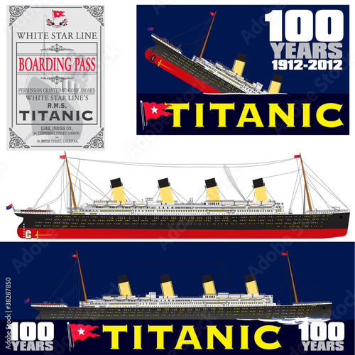 Valokuvatapetti Titanic 100 Years Anniversary