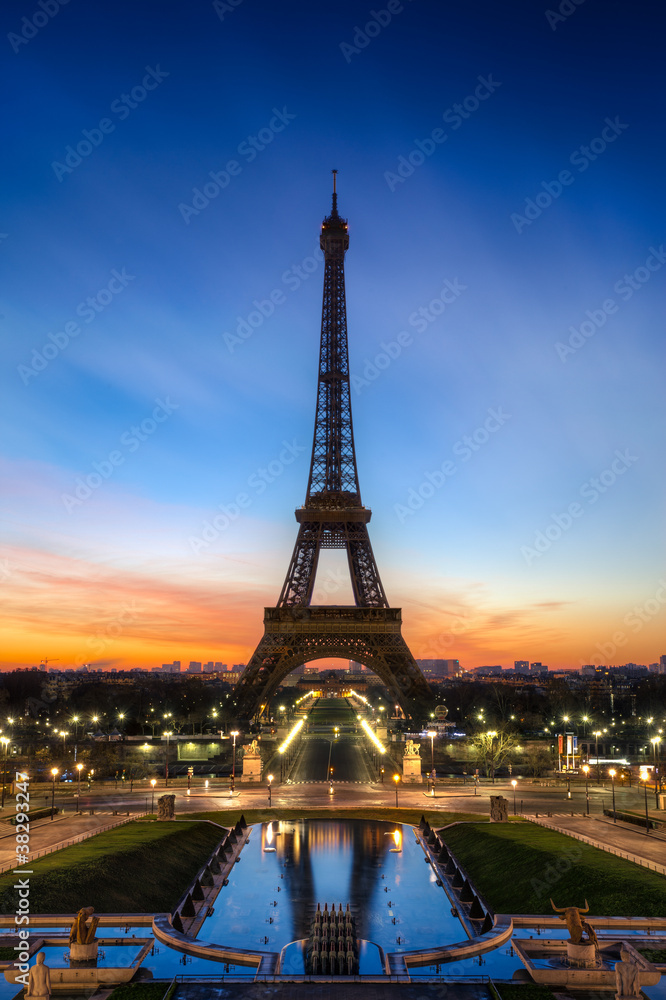 Tour Eiffel Paris France - obrazy, fototapety, plakaty 