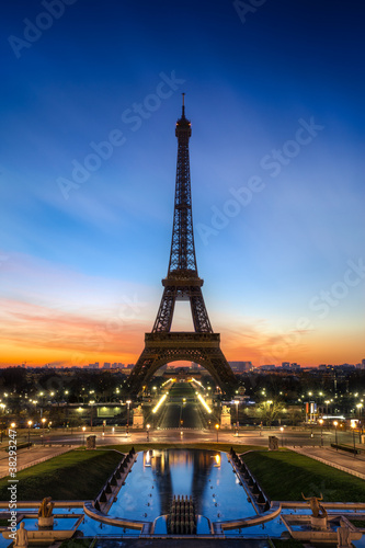 Naklejka dekoracyjna Tour Eiffel Paris France