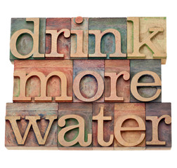 Wall Mural - drink more water