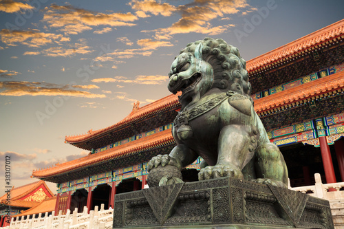 Naklejka na szafę the forbidden city in beijing