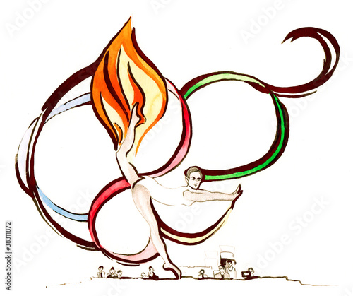 Naklejka dekoracyjna olympic