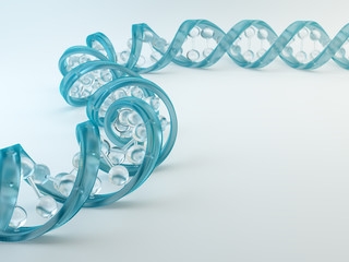 A glass DNA strand