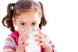 Child drinking milk