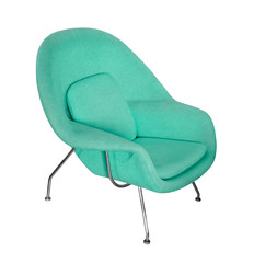 Wall Mural - green modern chair