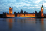 Fototapeta Big Ben - Big Ben and Houses of Parliament at night, London, UK