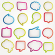 © alvaroc - Speech bubbles vector set