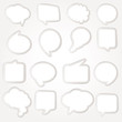 © alvaroc - Speech bubbles vector set