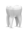 © K3Star - Fine vector tooth isolated on white background