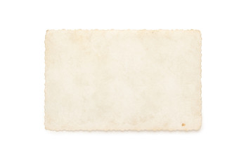 Aufkleber - Old photograph isolated on white background