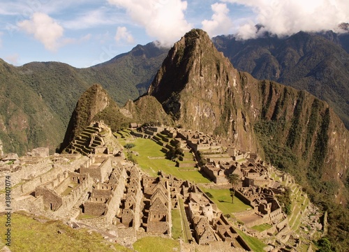 Board z aluminiowym obramowaniem Widok na miasto inków machu picchu