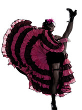 Woman Dancer Dancing French Cancan