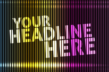 Wall Mural - abstract shiny vector background for your headline/text