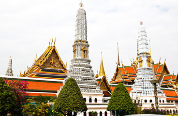 Wall Mural - Grand Palace, the major tourism attraction in Bangkok, Thailand.