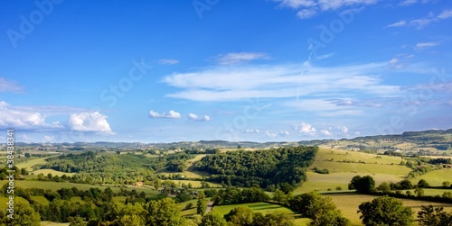 Tapeta ścienna Góry lyonnais (do roanne, rhône-alpes)