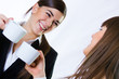 © nenetus - two business women drinking coffee in the office