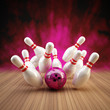 Bowling Strike pink