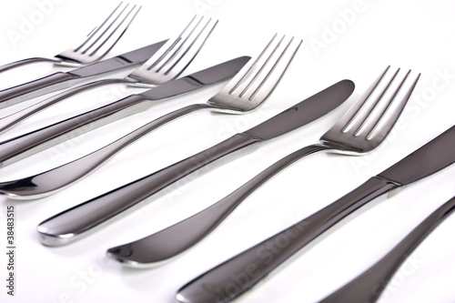 Board z aluminiowym obramowaniem Sztućce