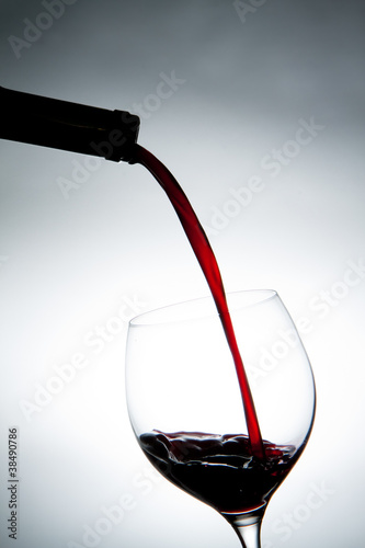 Tapeta ścienna Czerwone wino