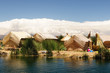 Titicaca lake, Peru, floating islands Uros