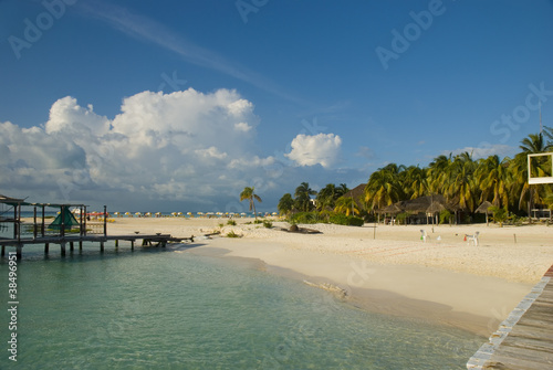 Board z aluminiowym obramowaniem Isla Mujeres Beach w Cancun, Meksyk