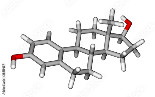 Sex Hormone Estradiol Molecule Buy This Stock Illustration And